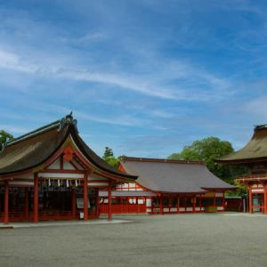 津島神社　拝殿・楼門